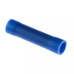 Blue insulated 2.5mm junction tube to be crimped