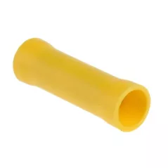 Tubetto giunzione 6mm isolato giallo da crimpare