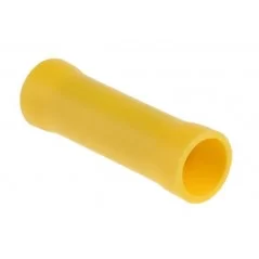 Tubetto giunzione 6mm isolato giallo da crimpare