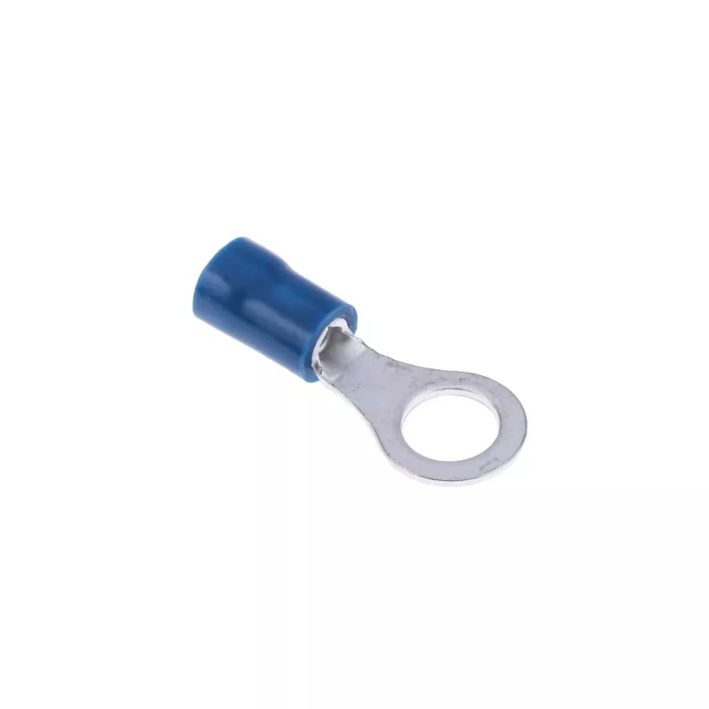 Capicorda occhiello M6 isolato blu 6.4mm