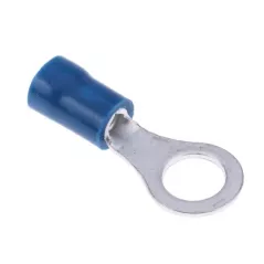 Capicorda occhiello M6 isolato blu 6.4mm