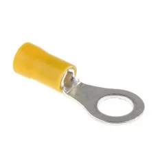 Capicorda occhiello M8 isolato giallo 8.4mm