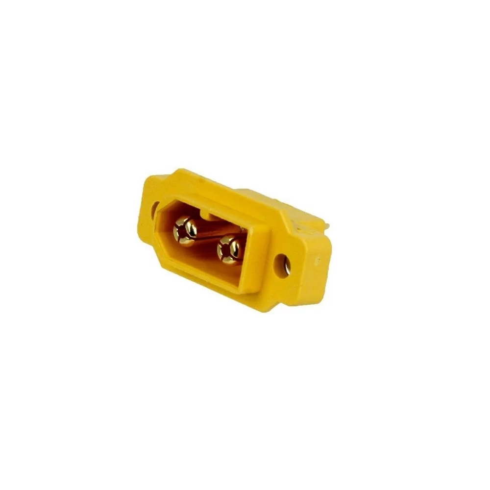 2-pole XT60 male panel DC power supply connector