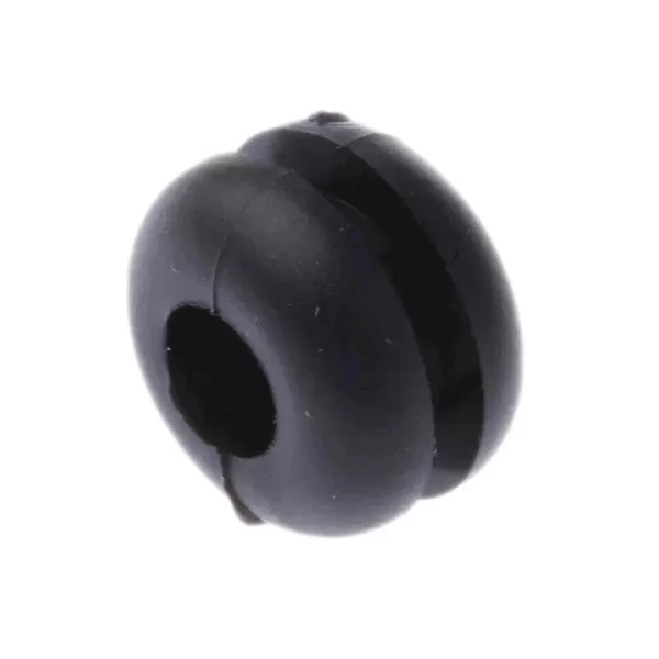 5mm black rubber grommet