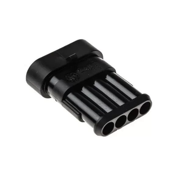 4-pole male connector SUPER SEAL 1.5 AMP 282106-1