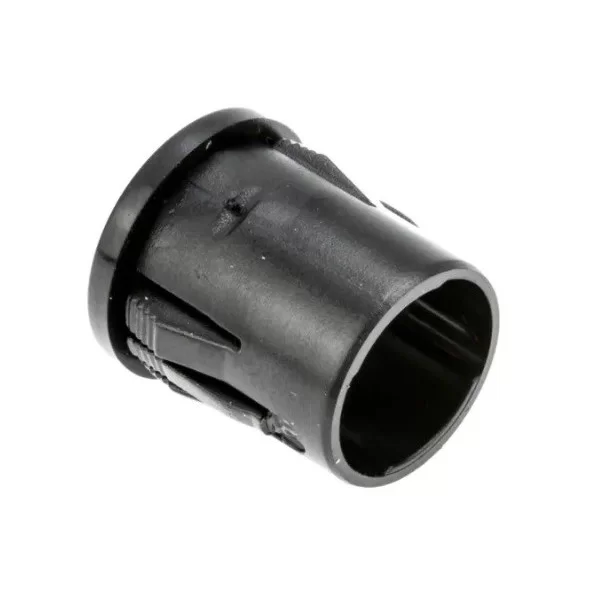 Led holder 8mm black plastic