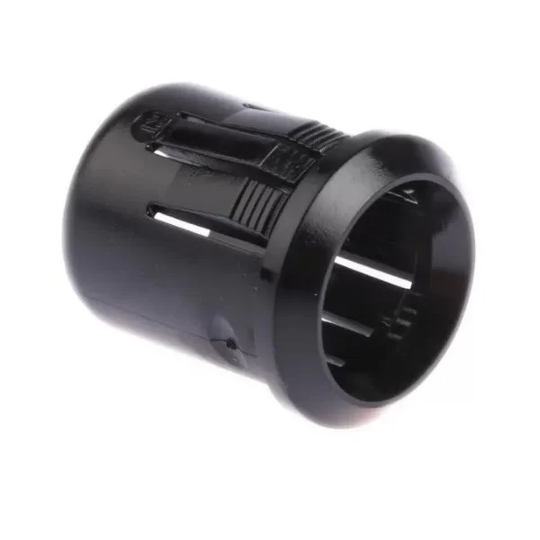 Led holder 10mm black plastic