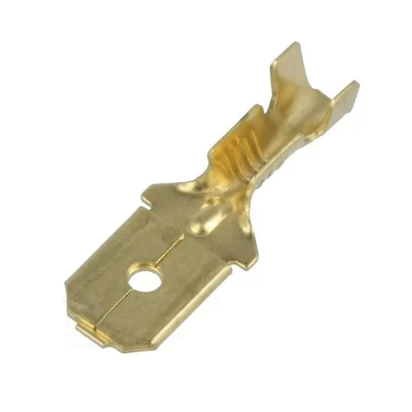 Faston maschio 6.3mm non isolato