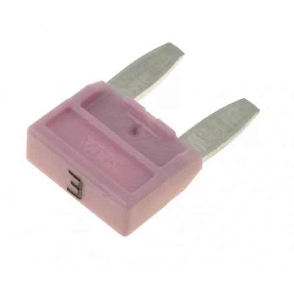 Purple 3A blade mini fuse