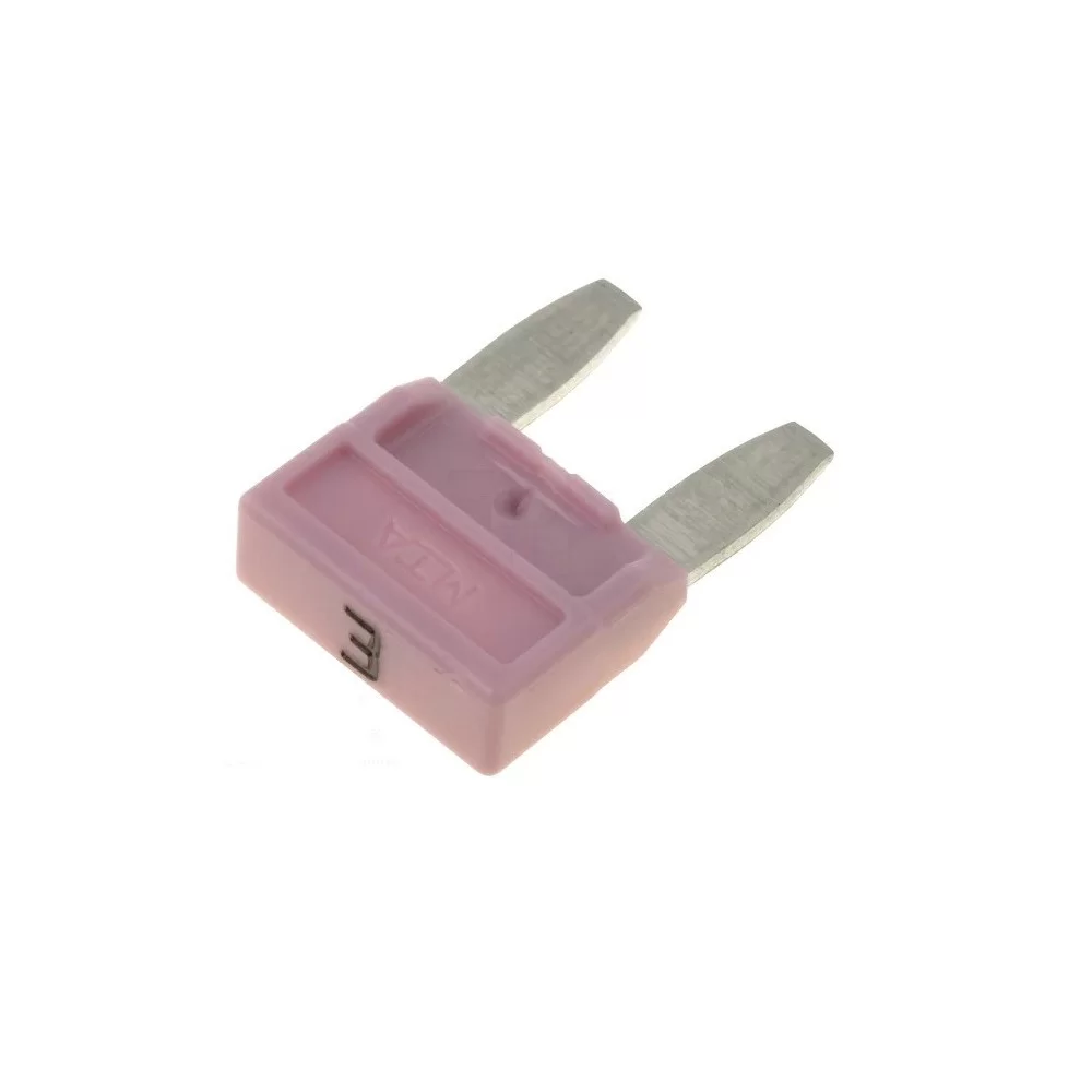 Purple 3A blade mini fuse