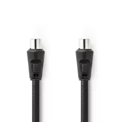 Antenna cable M-f 1.5mt black