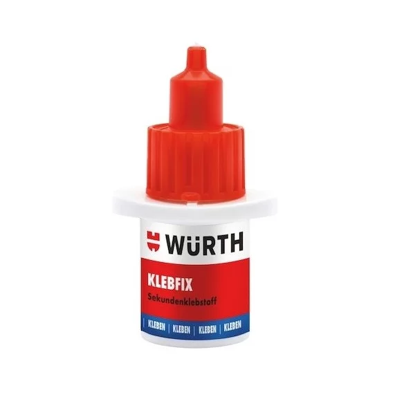 Fast resealable cyanoacrylate glue 5gr Wurth Klebfix