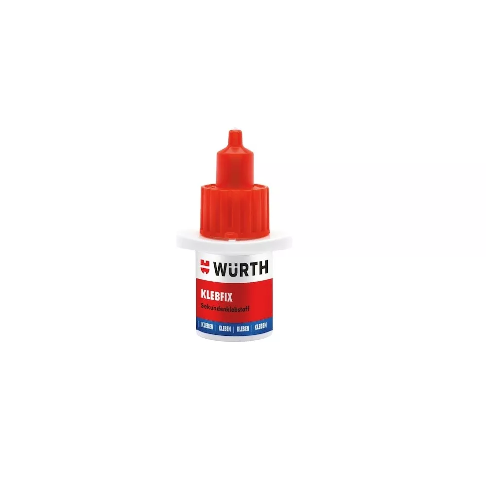 Fast resealable cyanoacrylate glue 5gr Wurth Klebfix