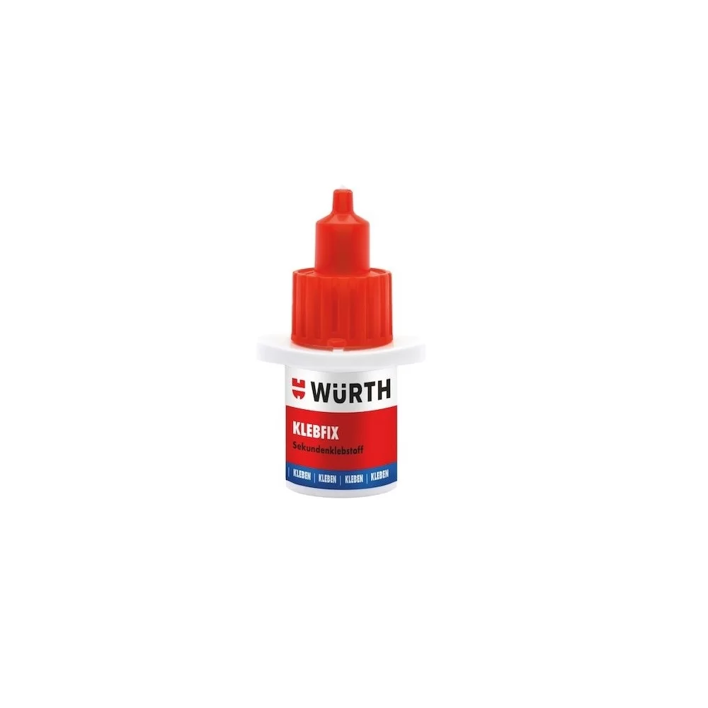 Fast resealable cyanoacrylate glue 5gr Wurth Klebfix