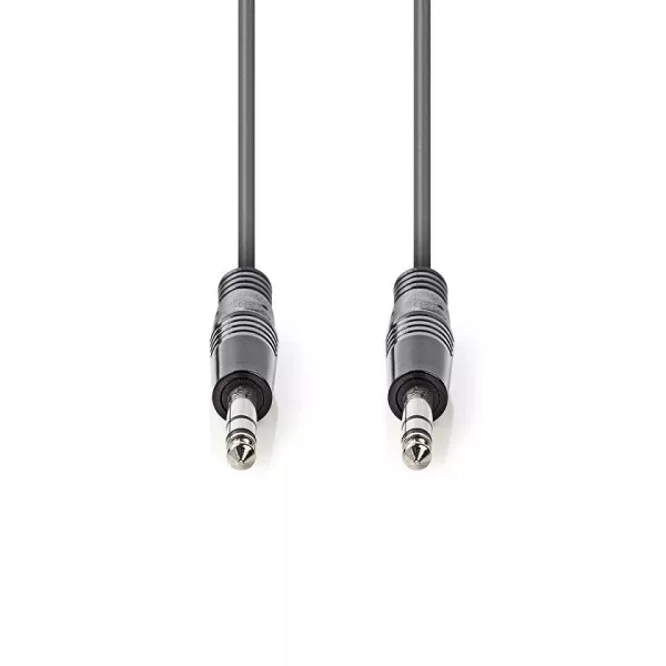 Cavo audio jack 6.3mm - jack 6.3mm stereo 3mt