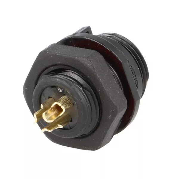 WEIPU SP13 3-pole male IP68 panel connector