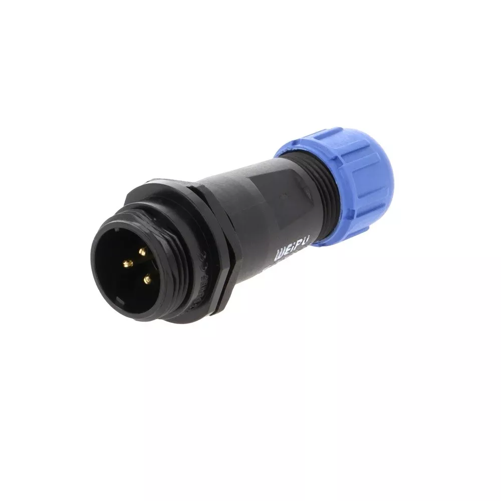 WEIPU SP13 3-pole male IP68 flying connector