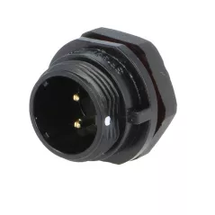 WEIPU SP13 2-pole male IP68 panel connector