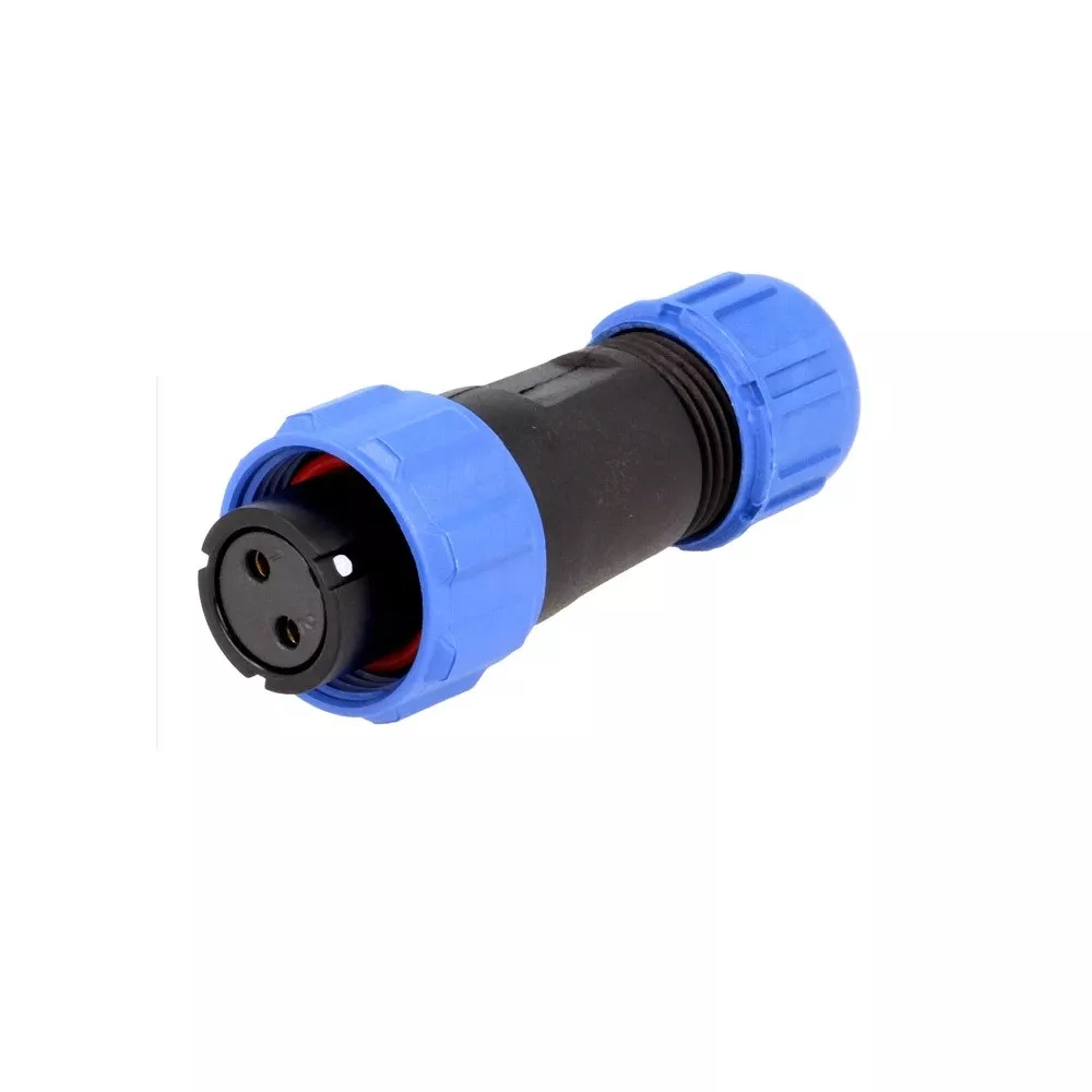 WEIPU SP13 2-pole female IP68 flying connector