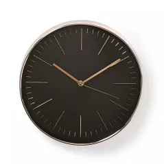 Orologio da parete 30cm nero