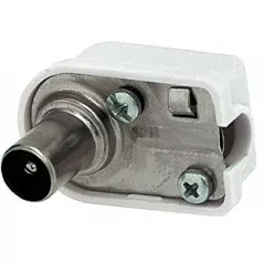 Angled 13mm coaxial antenna plug