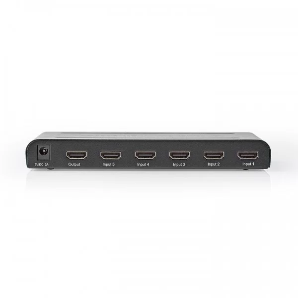 Multi-socket switch 5 inputs 4K HDMI 2.0