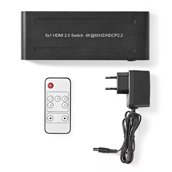 Switch multipresa 5 Ingressi 4K HDMI 2.0