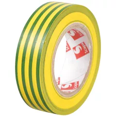 Nastro isolante 15x10mt giallo verde