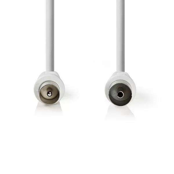 Cavo antenna maschio - femmina 3mt bianco