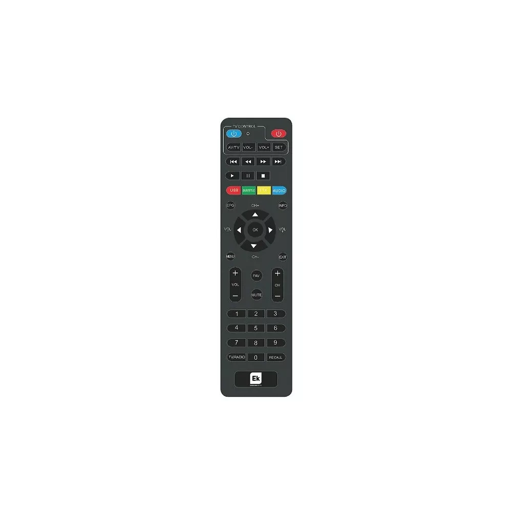 Replacement remote control for EK Digisat digital terrestrial decoder