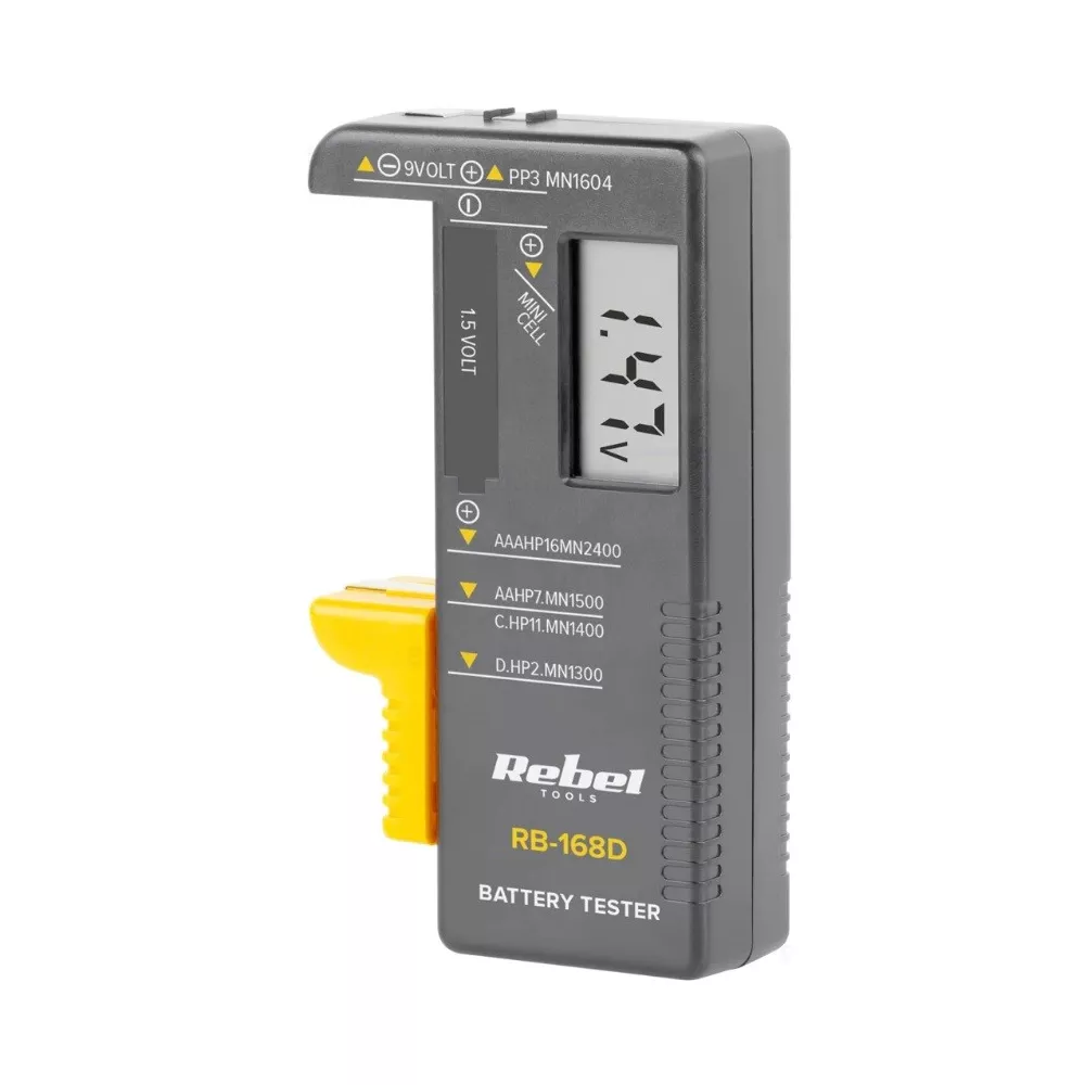 Digital battery tester with display