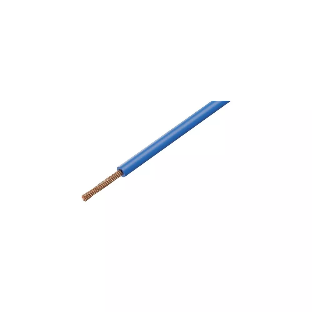 Electric cable 1x0.50mm blue H05V-K