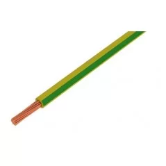 Cavo elettrico 1x1.50mm giallo-verde H07V-K