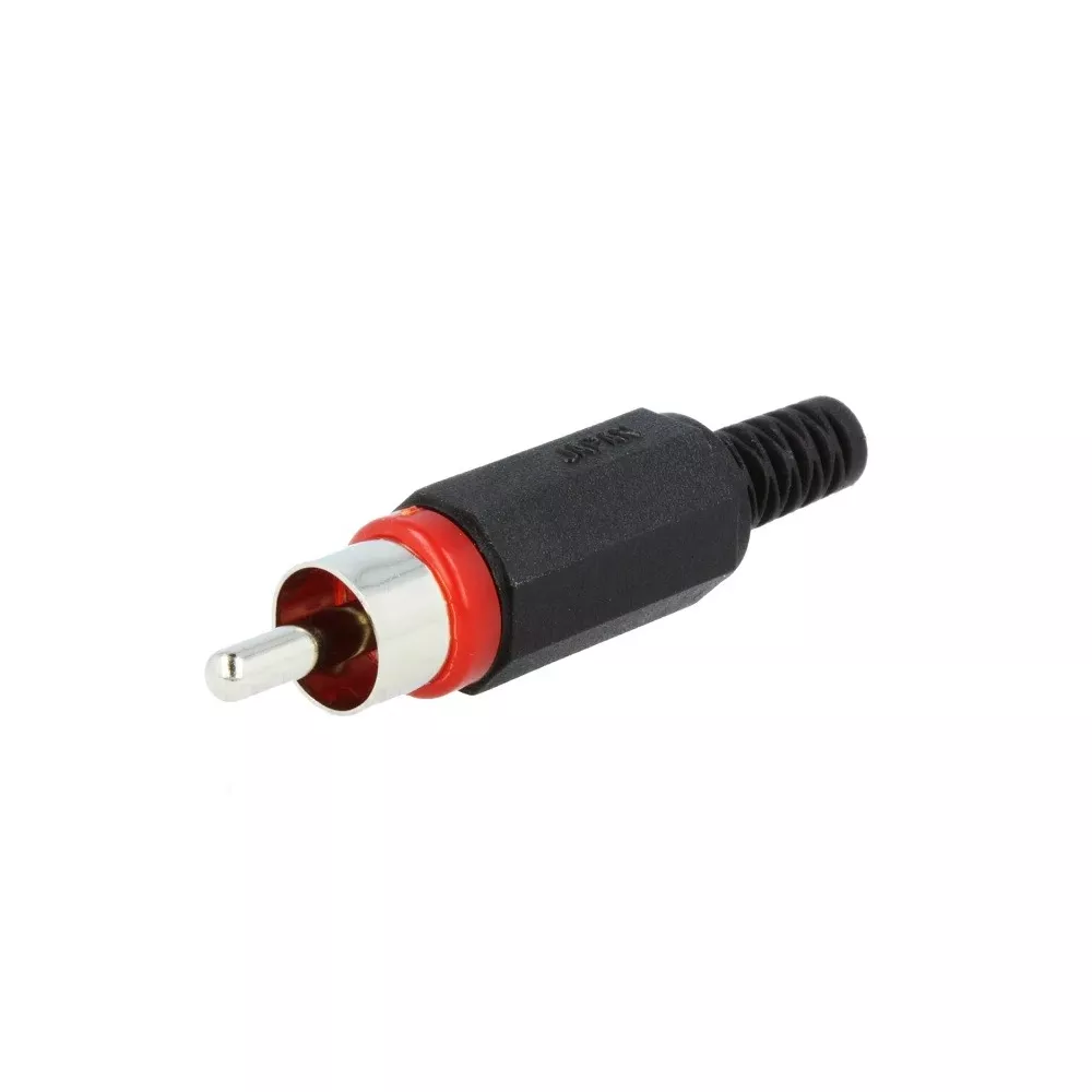 High quality red RCA plug