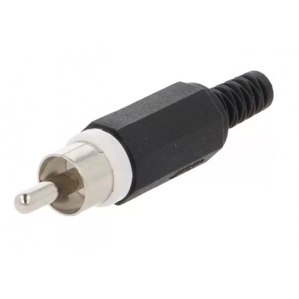 High quality white RCA plug