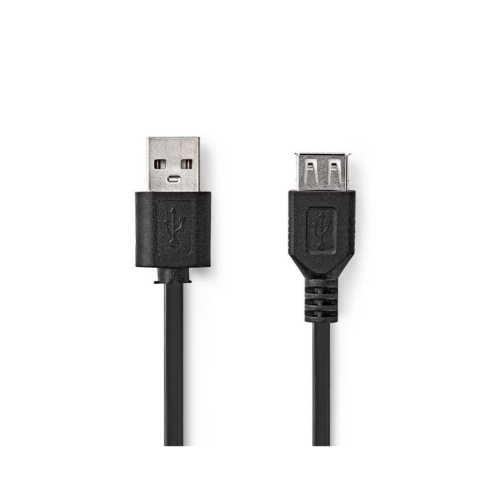 Cavo USB 2.0 spina A - presa A 0.2 mt