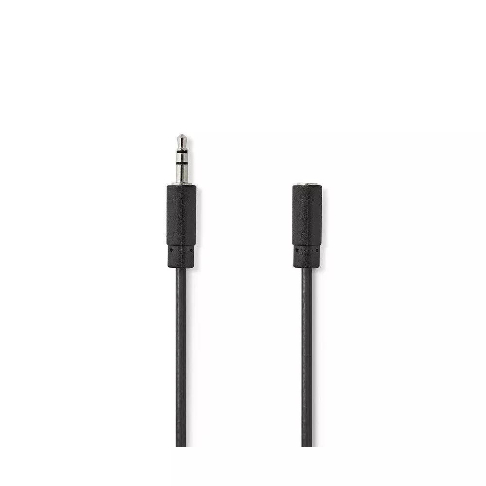 3.5mm stereo male - female jack cable 2mt