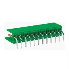 Connettore maschio 12 poli da circuito stampato AMP serie MODU I angolato