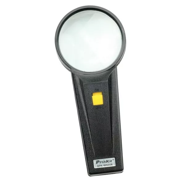 4X magnifier with light