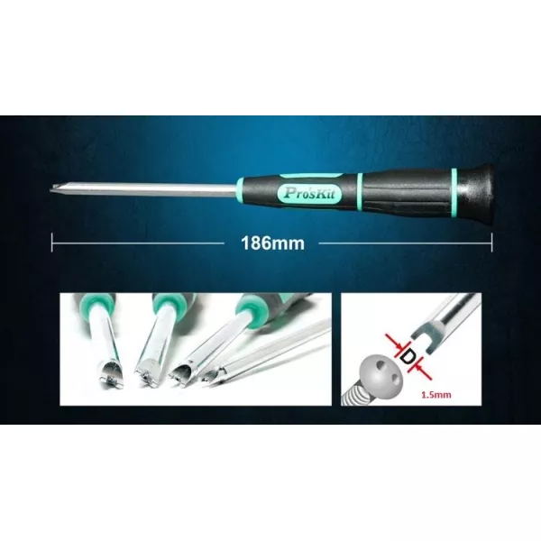 Double-ended screwdriver M 1.5 SD-2400-S4