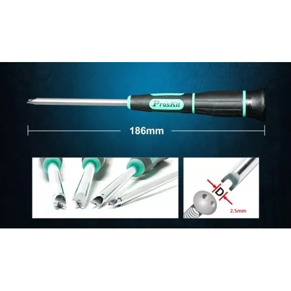 Double-ended screwdriver M 2.5 SD-2400-S6
