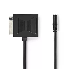 Scart adapter with headphone output
