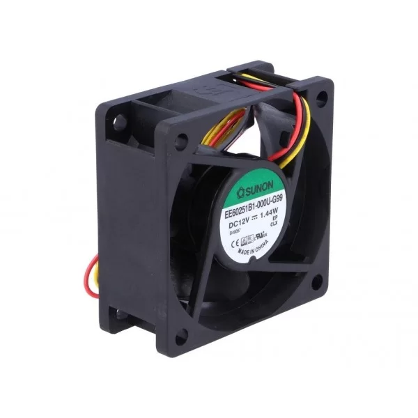 Ventola 60x60x25 12V tachimetrica EE60251B1-000U-G99