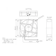 Fan 80x80x2512V EE80251S3-999-A