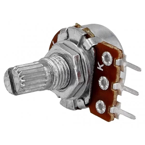 Potenziometro 50K ohm logaritmico metallico