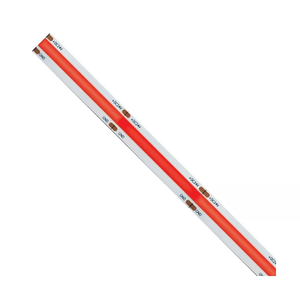 LED strip IP20 COB red 24V