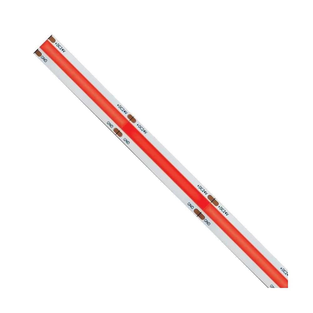 LED strip IP20 COB red 24V