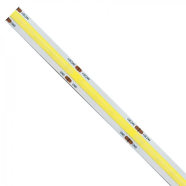 Striscia LED IP20 COB giallo 24V