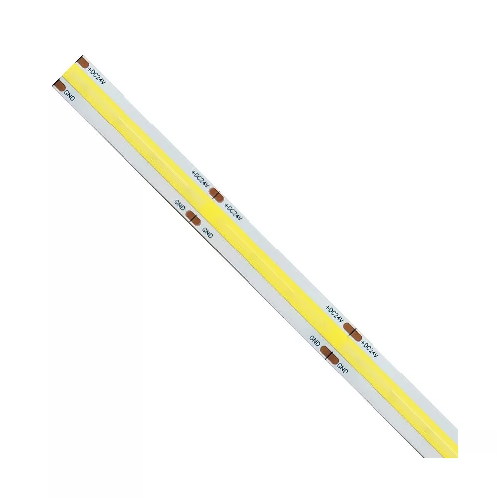 24V yellow COB LED strip IP20