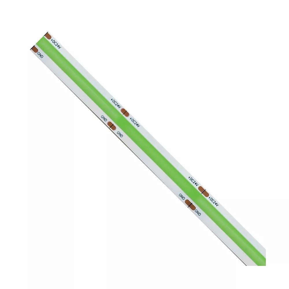 24V green COB LED strip IP20